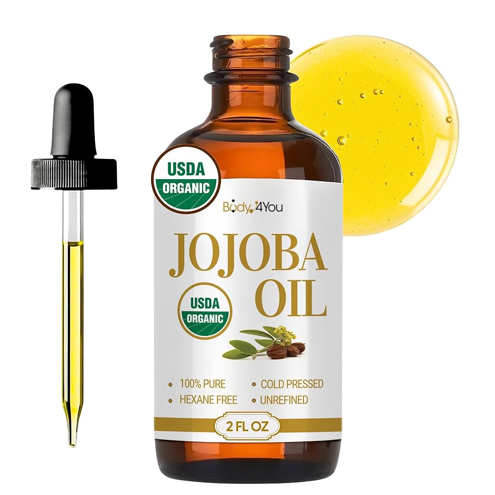 ボディ・フェイスケア JOBA Amazon.com: BodyJ4You Organic Jojoba Oil for Skin - USDA